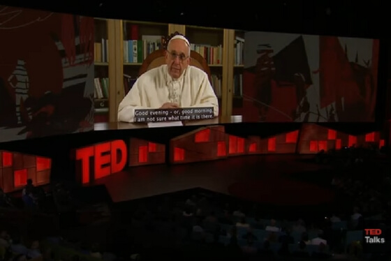 Papa Francisco charla TEDX